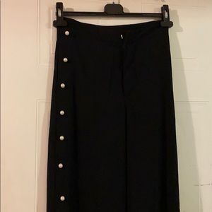 Black pants with pearls